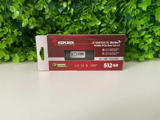SSD Keepdata 512GB, M.2 PCIe 3.0 NVMe, Leitura até 2400MB/s Gravação 1500MB/s