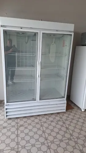 Freezer Expositor Gelopar 2 Portas 880L - 220V (Ideal p/ Comércio, Sorvetes e Bebidas)