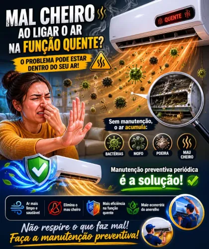 Instalação de ar condicionado e manutenção!