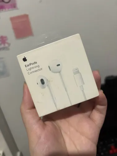 Fone de Ouvido Apple Earpods Original (Lightning Conector)