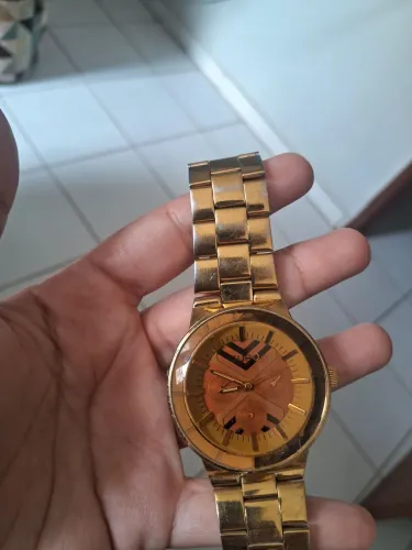 Relógio Euro original e Relógio Mondaine feminino dourado 5ATM