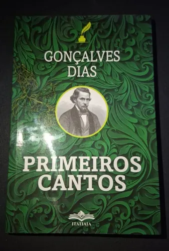 Livro Primeiros cantos Gonçalves Dias