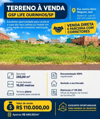 TERRENO A VENDA