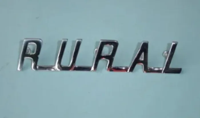 Emblema Rural Do Capô Ford Willys 1960 À 1977 Novo Unitário