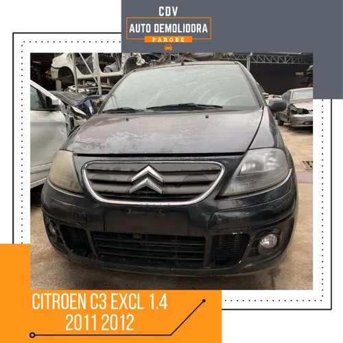Sucata Citroen C3 EXCL 1.4 Flex 2011 Disponível Para Venda de Peças
