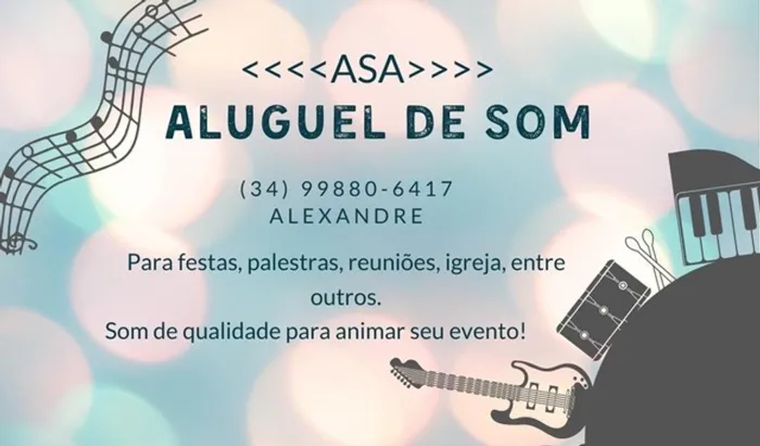 Aluguel de som para festas e eventos (Não Faço Olx PAY)