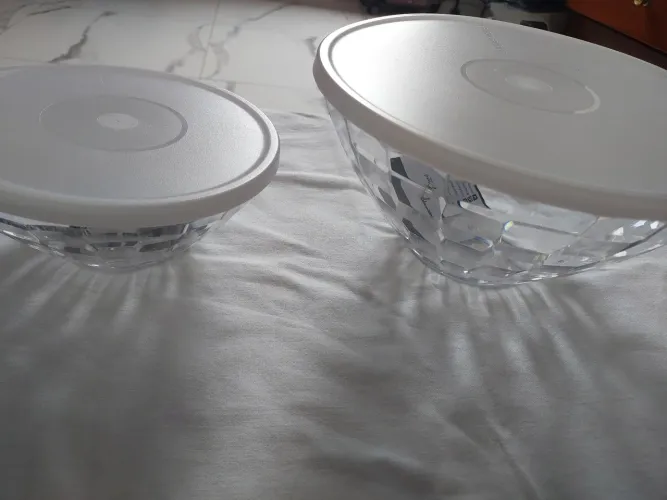Kit  tupperware 2 tigelas  prisma