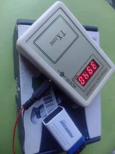 Frequencimetro para controle remoto de garagem 