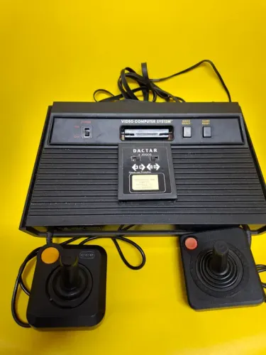 Atari 2600 completo  com jogo e adaptador