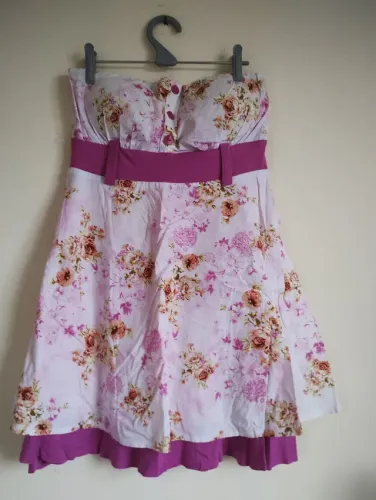 Vestido Festa Curto Rosa