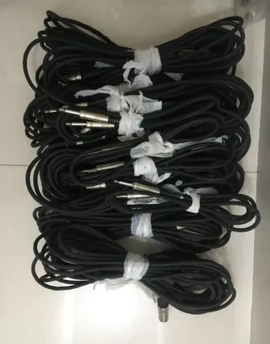 Cabos p10 e xlr - Pouco uso 