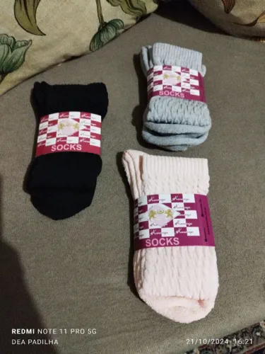 Meias Aeróbica Feminina 