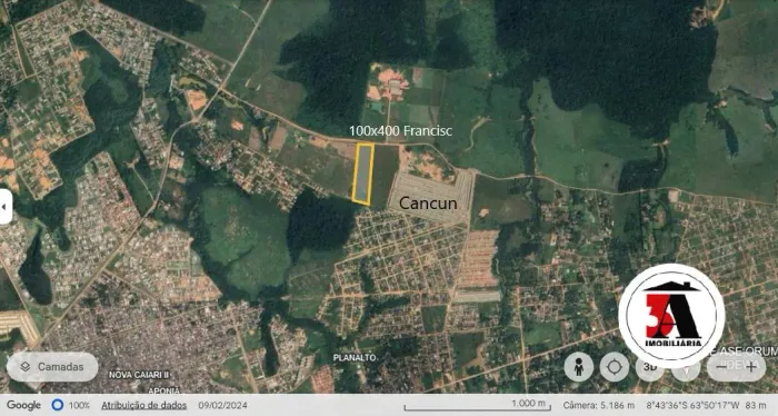 40.000m2 Escriturado aos fundos do Residencial Cancun