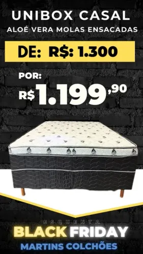Cama Molas Ensacadas Unibox 
