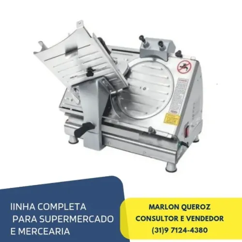 Cortador de Frios Bermar Semi Automático Bivolt