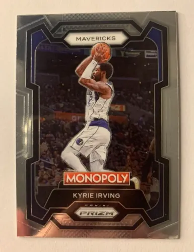 Kyrie Irving Monopoly Prism 2023 Card NBA Basquete Colecionador Figurinha