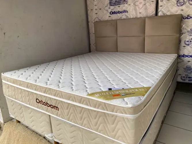 CAMA QUEEN ORTOBOM MOLAS ENSACADAS