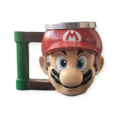 Caneca 3D Super Mario Game Personalizada feita de Resina