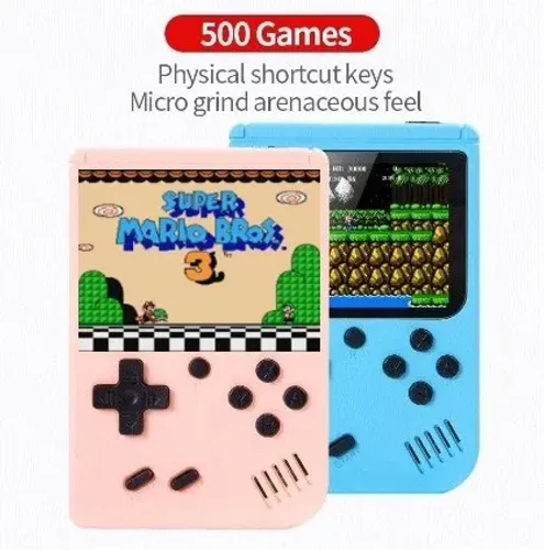 Console Portátil Video Game 8 Bit 3.0 Polegada 500 Jogos