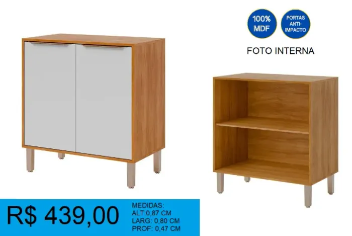balcão de 80 de otima qualidade - entrega gratis