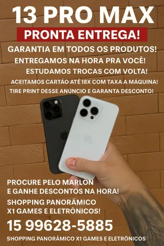 IPHONE 13 PRO MAXX SEM DETALHES 