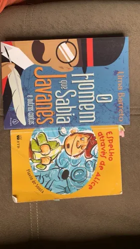 Livros - O Homem que Sabia Javanês e Espelho Através de Alice