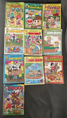 Lote gibis turma da Mônica 