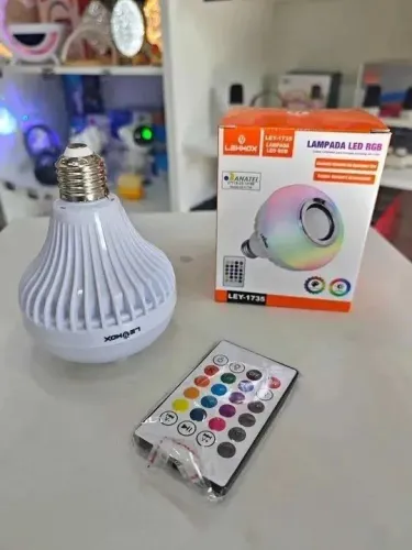 Lâmpada Musical Bluetooth - Rgb com Controle!