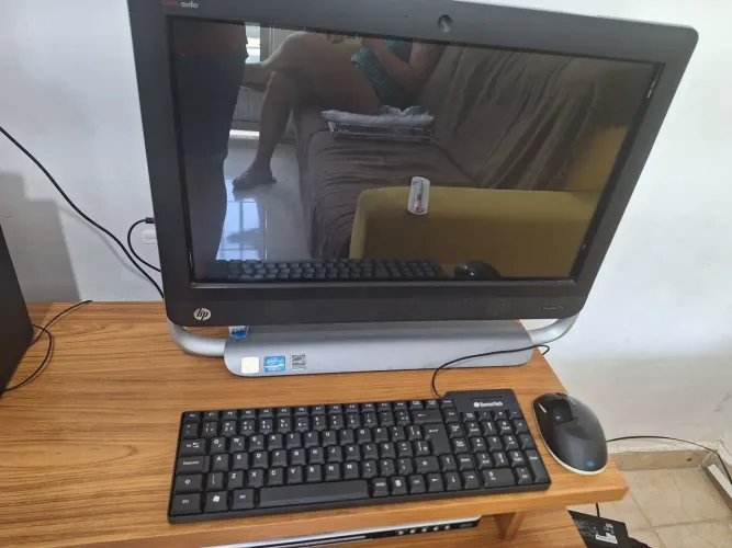 Hp touchsmart 420 1000br para conserto ou retirada de peças 