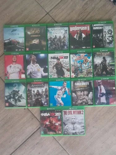 Jogos Xbox one valor cada jogo a partir 90 aceito cartão de crédito