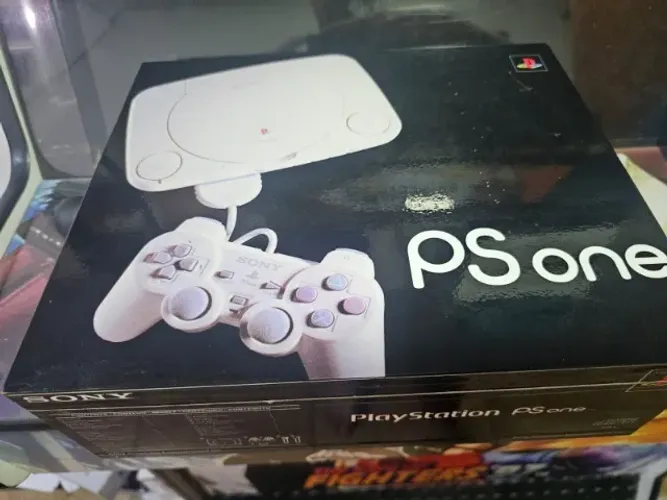 Console Ps One Slim + 2 Controle + 2 Memory Card + 38 Jogos