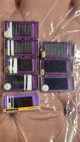 Caixinhas de extensão de cílios nagaraku 