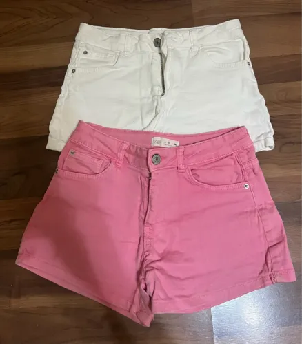 Kit Shorts jeans infantil Zara