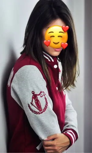Jaqueta de moletom college Direito