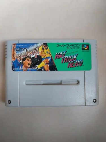 Futebol Hat Trick Hero Original Super Famicon Super Nintendo Snes 