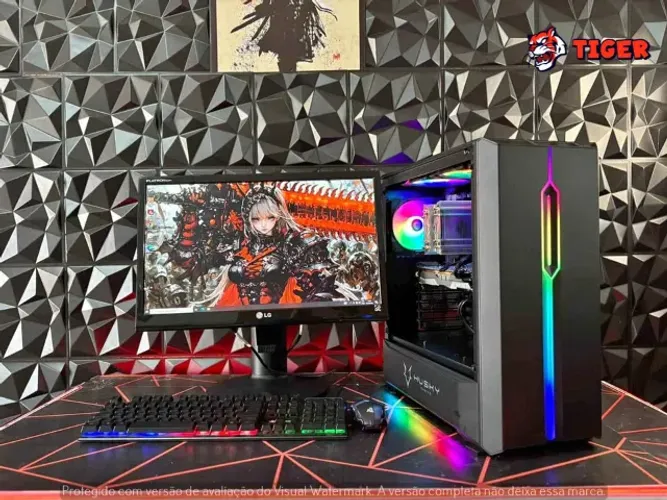 Pc gamer completo i5 8° - 1050 para jogos e ediçao