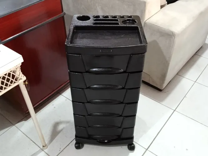 Carrinho gaveteiro Auxiliar de Salão de beleza 