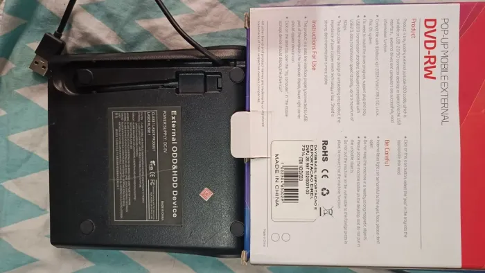 DVD portátil  com defeito