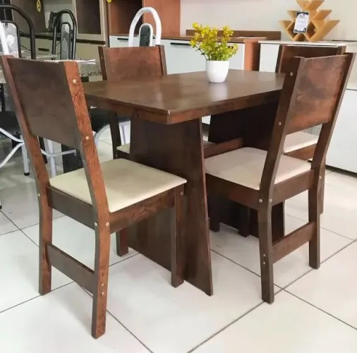 Mesa de jantar 4 cadeiras NOVO DA LOJA