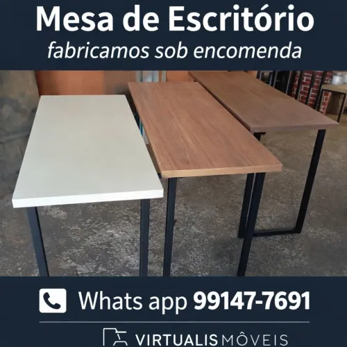 Mesa de estudo industrial 