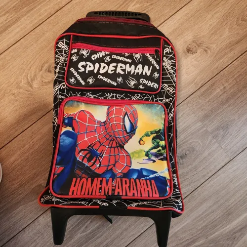 Mochila de rodinhas Homem Aranha