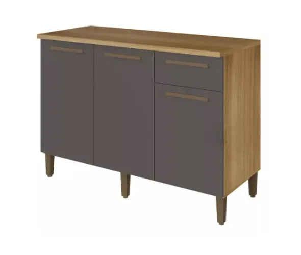Armário Bancada Para Cozinha. Balcão De Cozinha 104 cm Largura. 3 Portas. Entregamos.