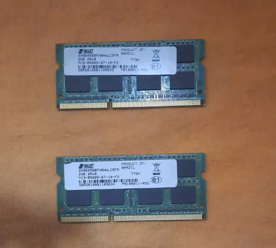 Memória RAM SMART 4GB (Duas de 2GB)