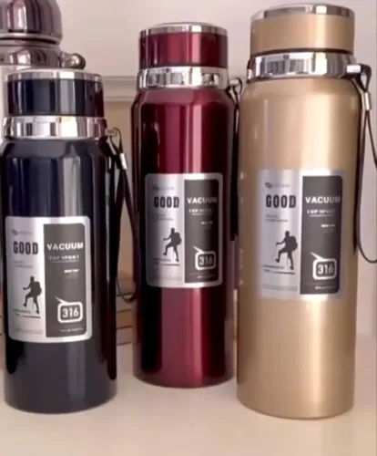 Garrafa térmica Aço inox 800ml Quente e Frio