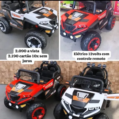 CARRINHO ELÉTRICO INFANTIL 12V POLARIS