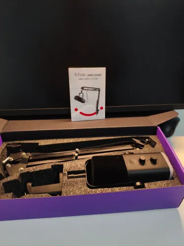 Microfone Fifine AM8 NOVO - até 12x 