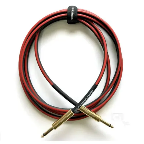 Cabo Tecniforte Animal 3,05m P10 Reto Ouro Agudos High End Guitarra Baixo Violão