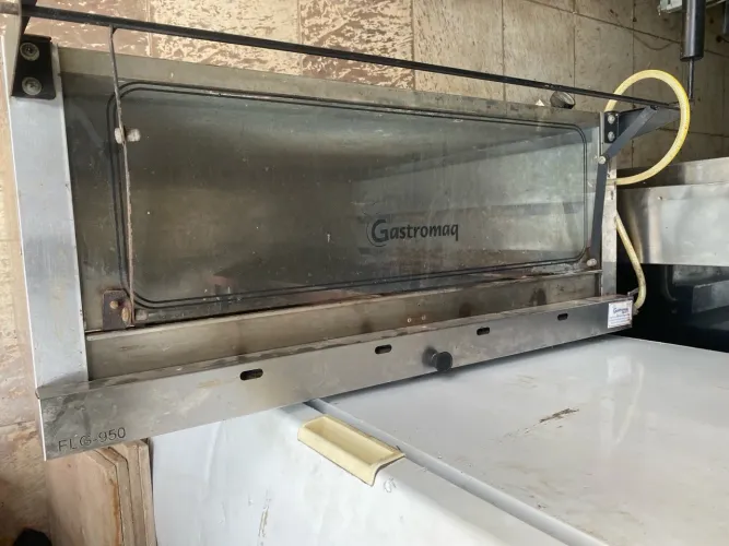 Forno industrial 90x90 gastromax com pedras refratárias 