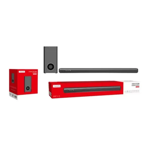 Soundbar tomate MTS-2017 150 watts 2.1 canais