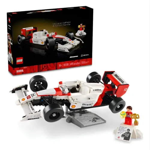 Lego Icons Ayrton Senna Mclaren Mp4/4 - 693 Peças 10330